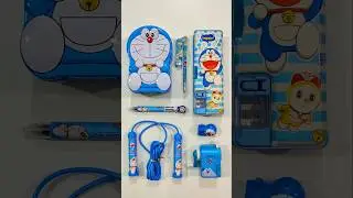 Incredible Doraemon Stationery Items, Pencil Case, Piggy Bank, Sharpener #stationery #backtoschool