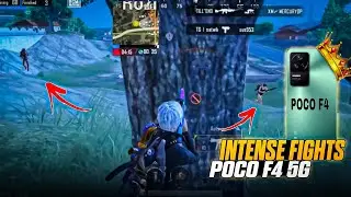 Intense Fights In Ace Dominator's | Poco F4 5g Bgmi Test 2025⚡