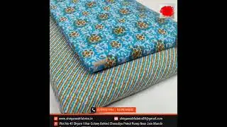 Printed Cotton Fabric II Kurti Fabrics II