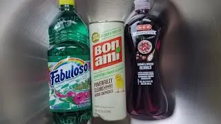Tropical Fabuloso, Sugar & Spiced Berries Dish Soap, Bon Ami! Collab with @shortygotsponges
