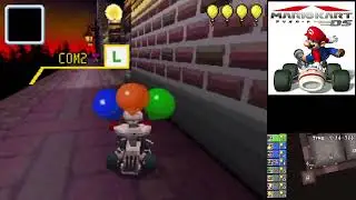 【マリオカートDS】ふうせんバトル　ゆうやみハウス 4試合　#362