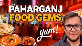 Trying the BEST Hidden Food Gems in Paharganj Delhi | Chole Bhature, Chur Chur Naan, Moth & More