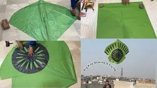How to making Big kite 4 Tawa at home - Tips and trick kite Making Vedio - DIY KITE -Tarzan kites