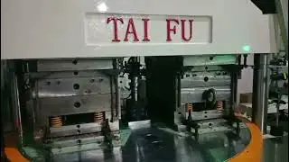 Rotary Table Turret Dual Color Vertical Injection Molding Machine.#injection#injectionmoldingmachine