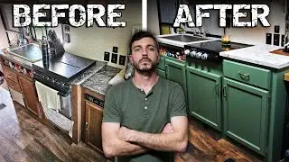 I Renovated my RV - Complete Kitchen Build Start to Finish