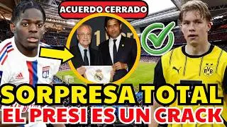 😲LA PAZ CON EL PSG Y DOS FICHAJAZOS / ✅FLORENTINO DA GOLPE MAESTRO / NOTICIAS DEL REAL MADRID HOY
