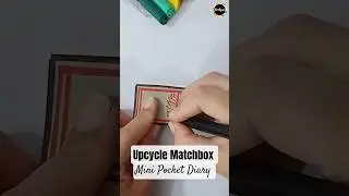 Upcycle Matchbox l Mini pocket diary l #diy #upcycle #diary #handmade