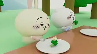 Chiikawa 3D animation
