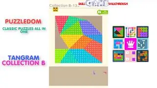 Puzzledom - Tangram Collection B Level 101 - 150 - Walkthrough