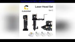 Best Cloudray E Series: CO2 Laser Head Set + 1 Pcs Focusing Lens + 3 Pcs Si / Mo Mirrors for Engrav