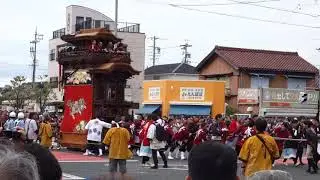 はんだ山車まつり2017土 MAH07170 市役所前 北村成車