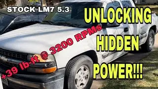 UNLOCKING HIDDEN POWER FROM A STOCK SILVERADO - HP Tuners