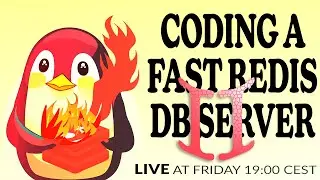 The next couple days - Code a Redis DB, Friday livestream, plus other projects