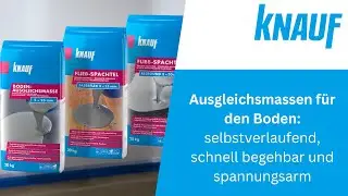 Knauf Ausgleichsmassen f&uuml;r den Boden