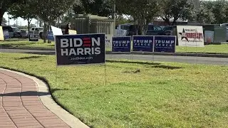 Voting lines on election day