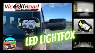 LED Lightfox 4 Inch Light Bars Review & Installation - Honda Element Vicoofroad