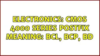 Electronics: CMOS 4000 series postfix meaning: BCL, BCP, BD