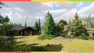 🐺Massive Wolf Habitat! - Missoula Zoo - Planet Zoo Collab ft. Haribo