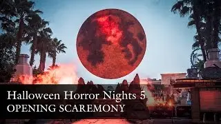 HHN5 Opening Scaremony 2015 Blood Moon Halloween Horror Nights 5 Singapore