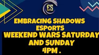 WEEKEND WAR | BGMI Custom Tournament | MAV IS LIVE | Embracing Shadows Esports Org | LIVE