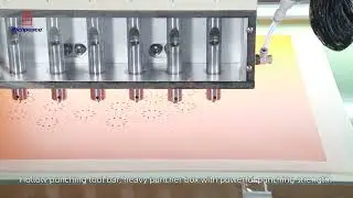 Automatic CNC Shaped Perforation  Machine (4 Heads Model) Richpeace