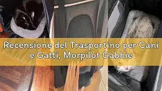 Recensione del Trasportino per Cani e Gatti, Morpilot Gabbietta Morbida per Animali Domestici, Borsa