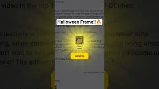 Finally Got The Rewards!!😍🔥 ||1200 Gcubes & Halloween Frame|| #bedwars #blockmango