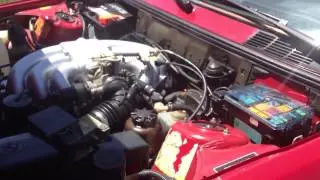FS:  1988 BMW 325i Convertible Start Up and Engine Coverage