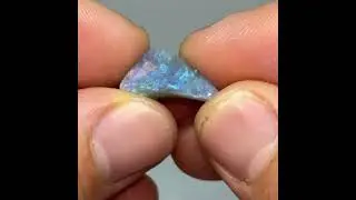 Australian Lightning Ridge Color Palette Rough Opal Rub #opalrub #lightningridge #australianopal