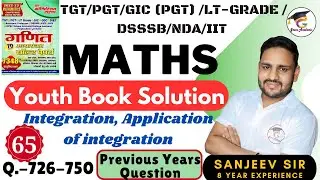 Class 65 | TGT/PGT/ LT GRADE MATHS 2024 | Youth Solution | TGT PGT Maths Classes Grace academic