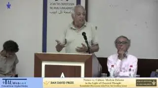 Prof. Amotz Zahavi - Nature vs. Culture: Modern Debates in the Light of Classical Thought