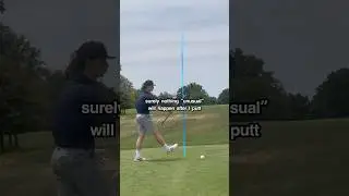 this was an &ldquo;odd&rdquo; guess the distance                             #golf #sports #challenge