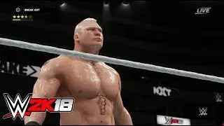 WWE 2K18 brock lesnar vs braun strowman.