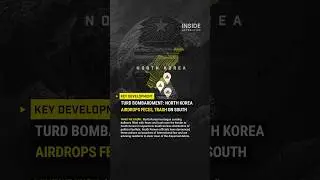 North Korea airdrops poop on South Korea #geopolitics #northkorea #breaking #news