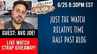 5 Amazing Dive Watches with Avg. Joe! + Live Watch Strap Giveaway!