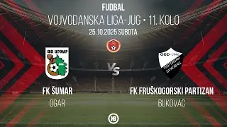FK Šumar (Ogar) - FK Fruškogorski partizan (Bukovac) 7:2 | 25.10.2025