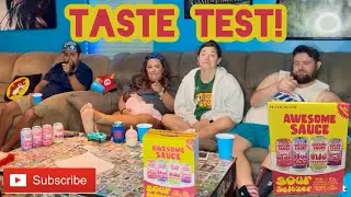 AWESOME SAUCE - SOUR SELTZER - Taste Test & Review!