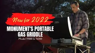 2022 Monument 2 Burner Tabletop Gas Griddle| Monument Grills