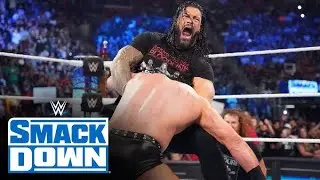 Roman reigns shocking attack on vision 😳 || रोमन रेंस ने किया हमला || smack down highlights #wwe 
