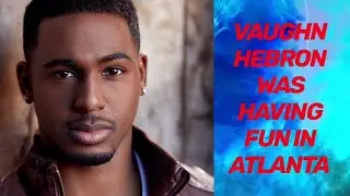 Vaughn Hebron aka Barry was spotted in Atlanta having fun just by himself.