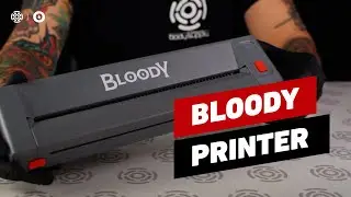 Scopri Bloody Printer: la stampante per stencil tattoo pi&ugrave; precisa, veloce e pratica di sempre!