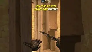 MAKE A PERFECT CROUCH JUMP EVERY TRY #shorts #csgo