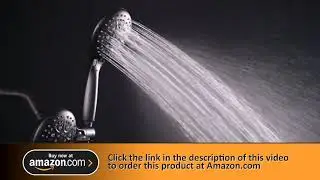 Matte Black Shower System with Handheld Showerhead Combo