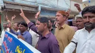 Badin Local Government Employees Protest Outside Press Club | Social Media Point 