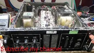 AHUJA AMPLIFIER UBA-800 REPAIR AND TESTING