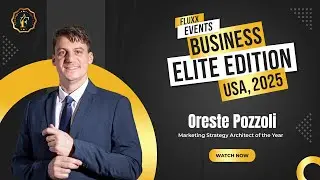 Oreste Pozzoli | Marketing Strategy Architect of the Year &ndash; Fluxx Events USA 2025