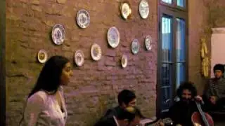 Alvy Singer Rubin Nacho Rodr&iacute;guez con Eugenia Brusa 