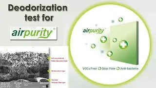 Airpurity freetex&reg; Antibacterial Non-woven Fabric - Deodorization Test - AP500 and AP300