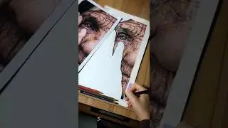 Hyperreal portrait drawing of an old woman #fabercastell #polychrome #coloredpencils @Samiraart