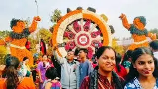 Annual Flower Exhibition At Ekamra Park Bhubaneswar#My first vlog